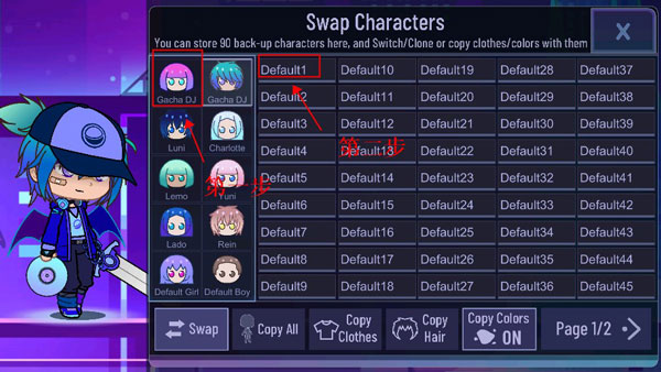 怎么保存人设数据2